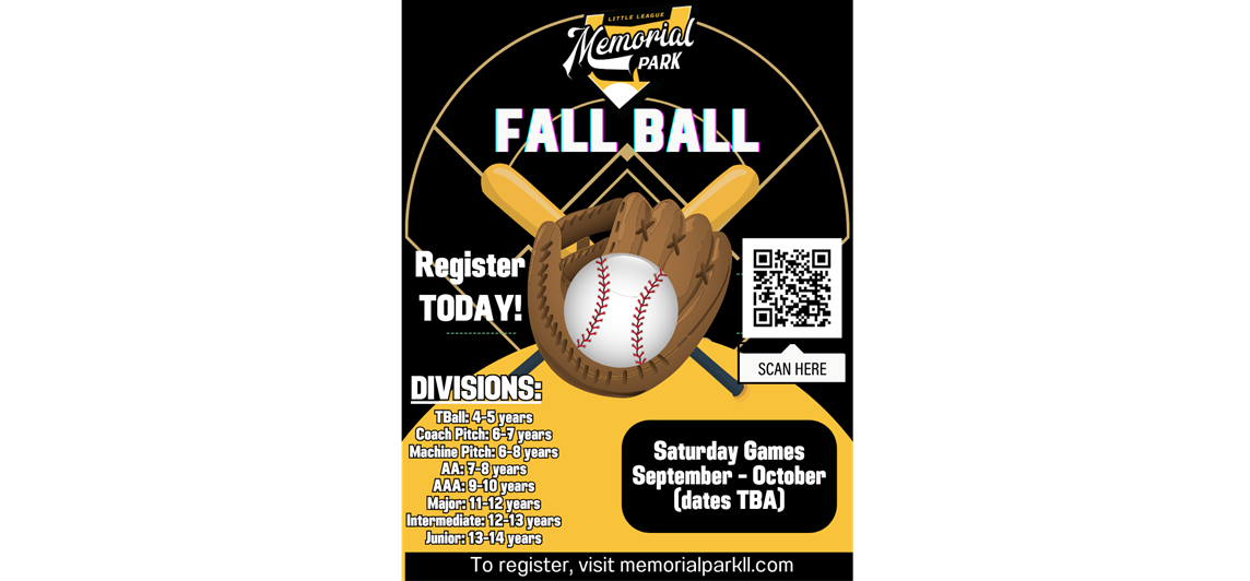 2024 Fall Ball Season - Registration NOW OPEN!